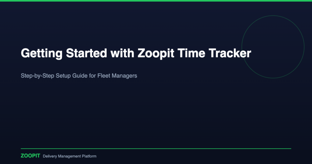 How to Get Started with Zoopit’s Time Tracker